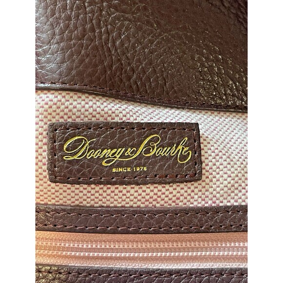 Dooney & Bourke Logo Lock Shoulder Bag with Matching Kisslock Wallet Purple - Picture 14 of 16